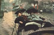 James Tissot The Thames (nn01) USA oil painting artist